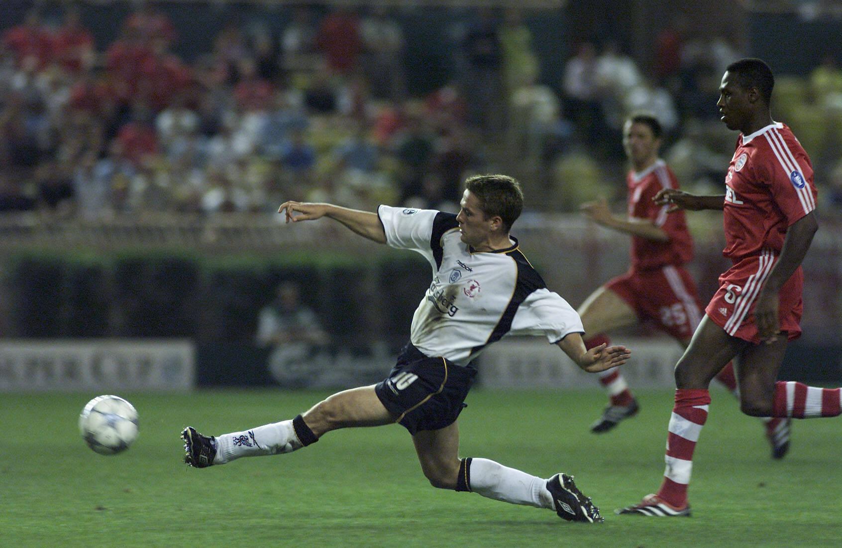 10.º Michael Owen, Liverpool, 21 anos e 255 dias. 2001, Bayern, 2-Liverpool, 3. Foto IMAGO