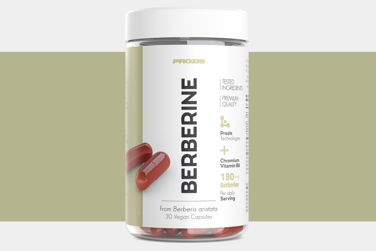 Berberina 30 cápsulas vegan (Produto Prozis)