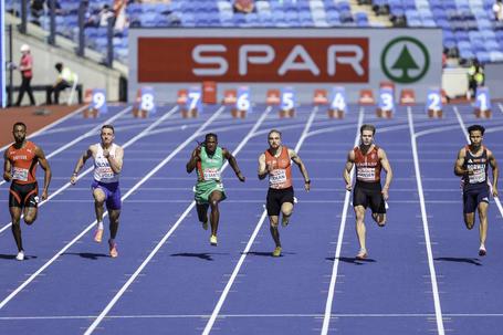 Delvis Santos nas meias-finais dos 200 metros do Europeu