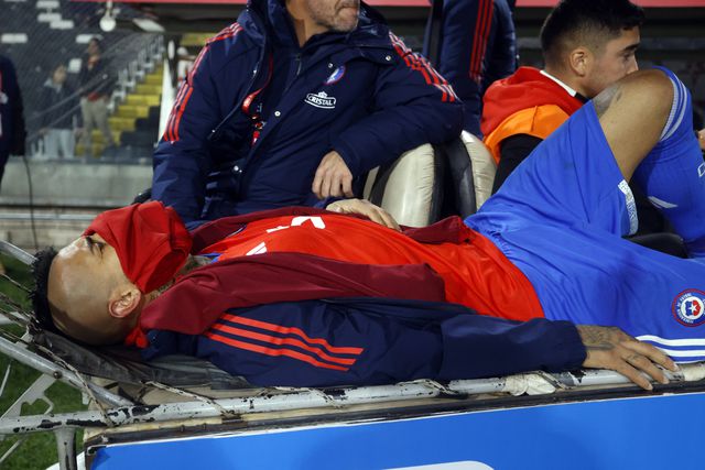 Arturo Vidal com lesão grave e não joga mais este ano