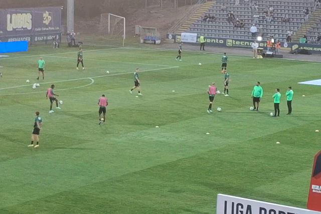 Sporting já está em aquecimento