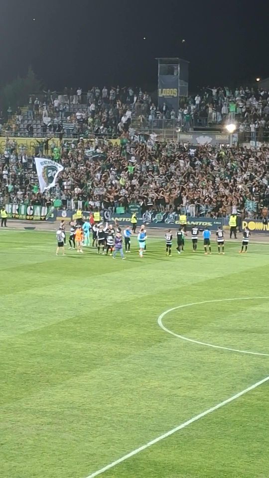 Leões festejam com cântico em equipa