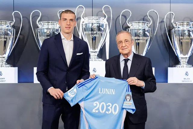 Oficial: Lunin prolonga contrato com o Real Madrid