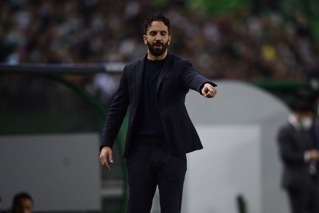 Sporting-Man. City (0-5) - 15 de fevereiro de 2022: Ruben Amorim durante o encontro da primeira mão dos oitavos de final da UEFA Champions League (Foto: Sérgio Miguel Santos/A BOLA)