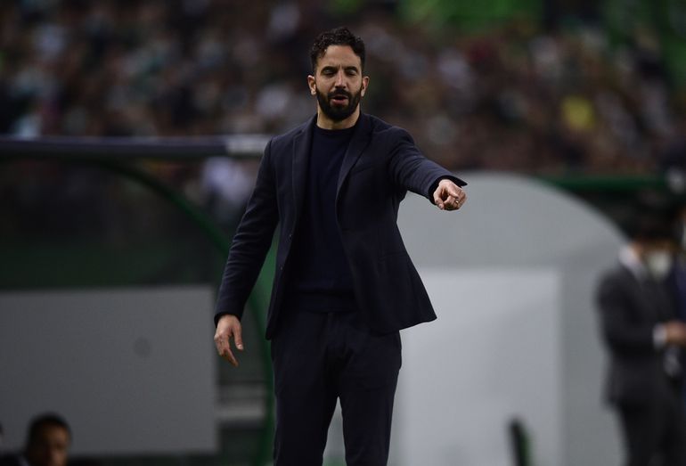 Sporting-Man. City (0-5) - 15 de fevereiro de 2022: Ruben Amorim durante o encontro da primeira mão dos oitavos de final da UEFA Champions League (Foto: Sérgio Miguel Santos/A BOLA)