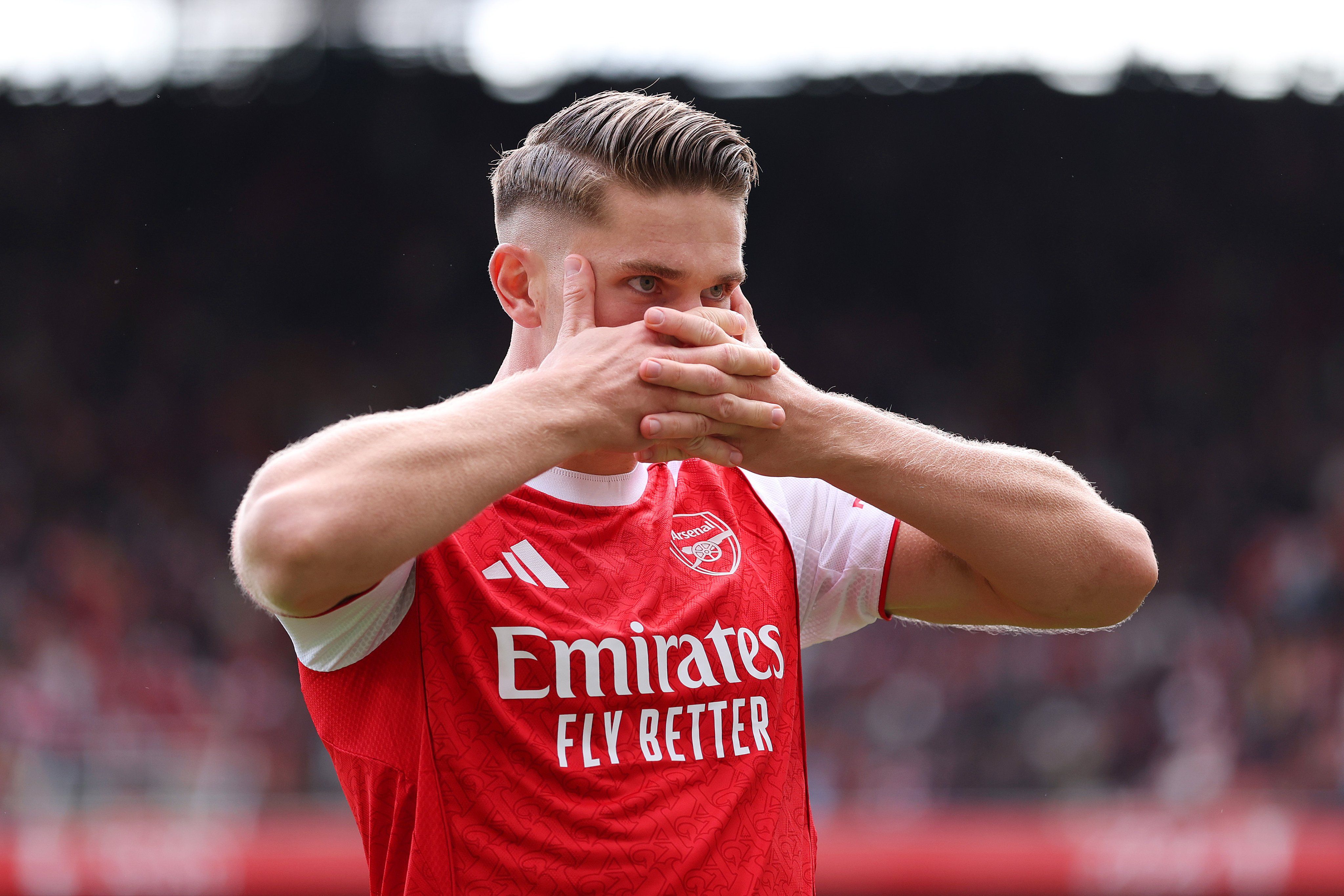 Terceiro golo de Gyokeres pelo Arsenal