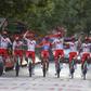 Equipa da Movistar a cortar a última meta da Vuelta 2026    Fotografia Javier Lizon/Lusa