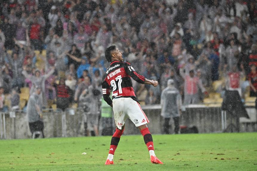 Bruno Henrique foi o herói no Maracanã