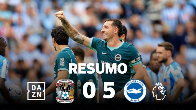 Brighton de Costinha 'atropela' Coventry (resumo)