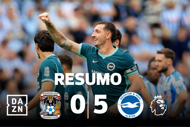 Brighton de Costinha 'atropela' Coventry (resumo)