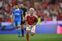 Prestianni voltou a ser figura na vitória do Benfica — Foto: Sérgio Miguel Santos