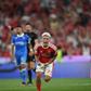 Prestianni voltou a ser figura na vitória do Benfica — Foto: Sérgio Miguel Santos
