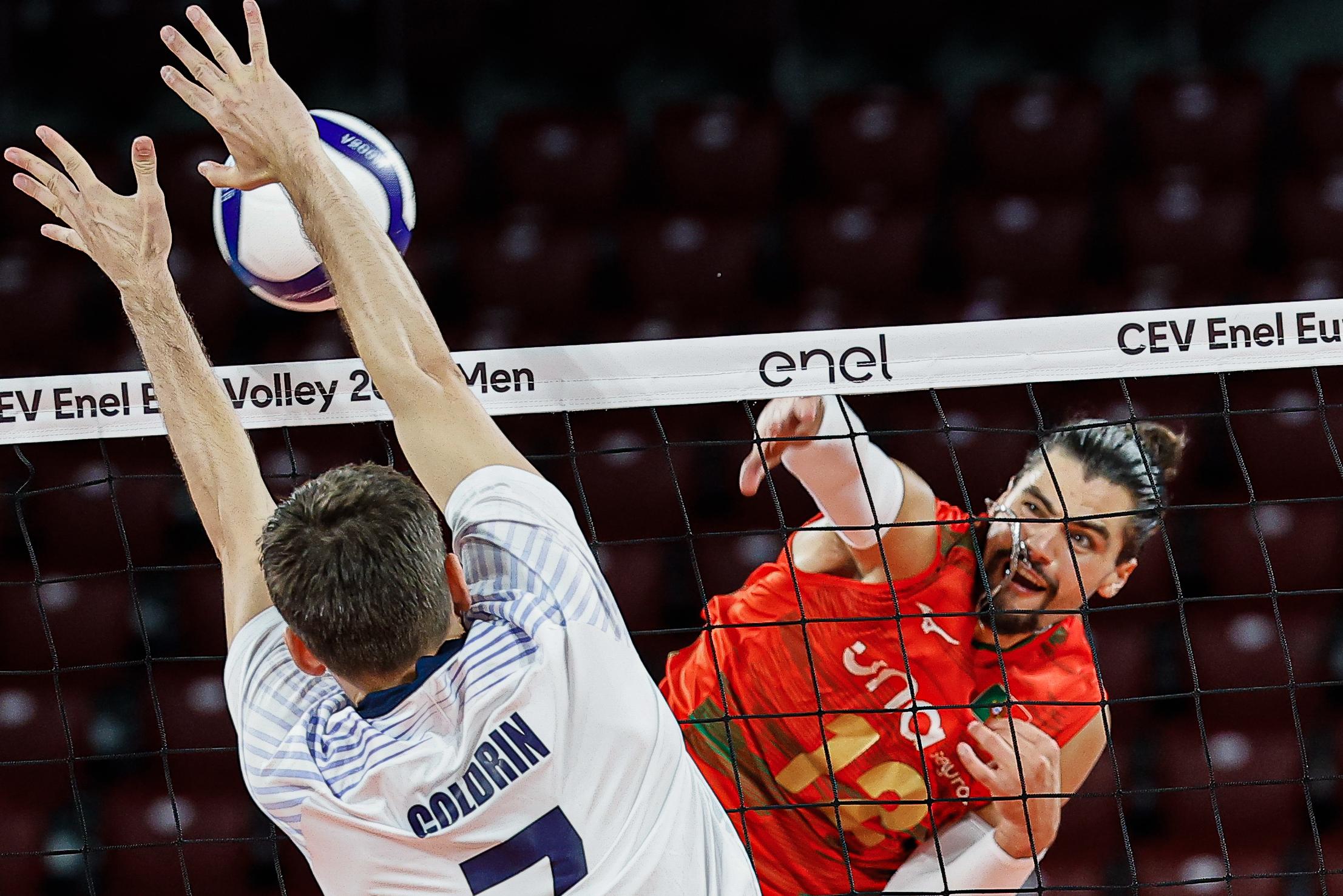 Portugal sofreu a terceira derrota no Europeu de voleibol. CEV