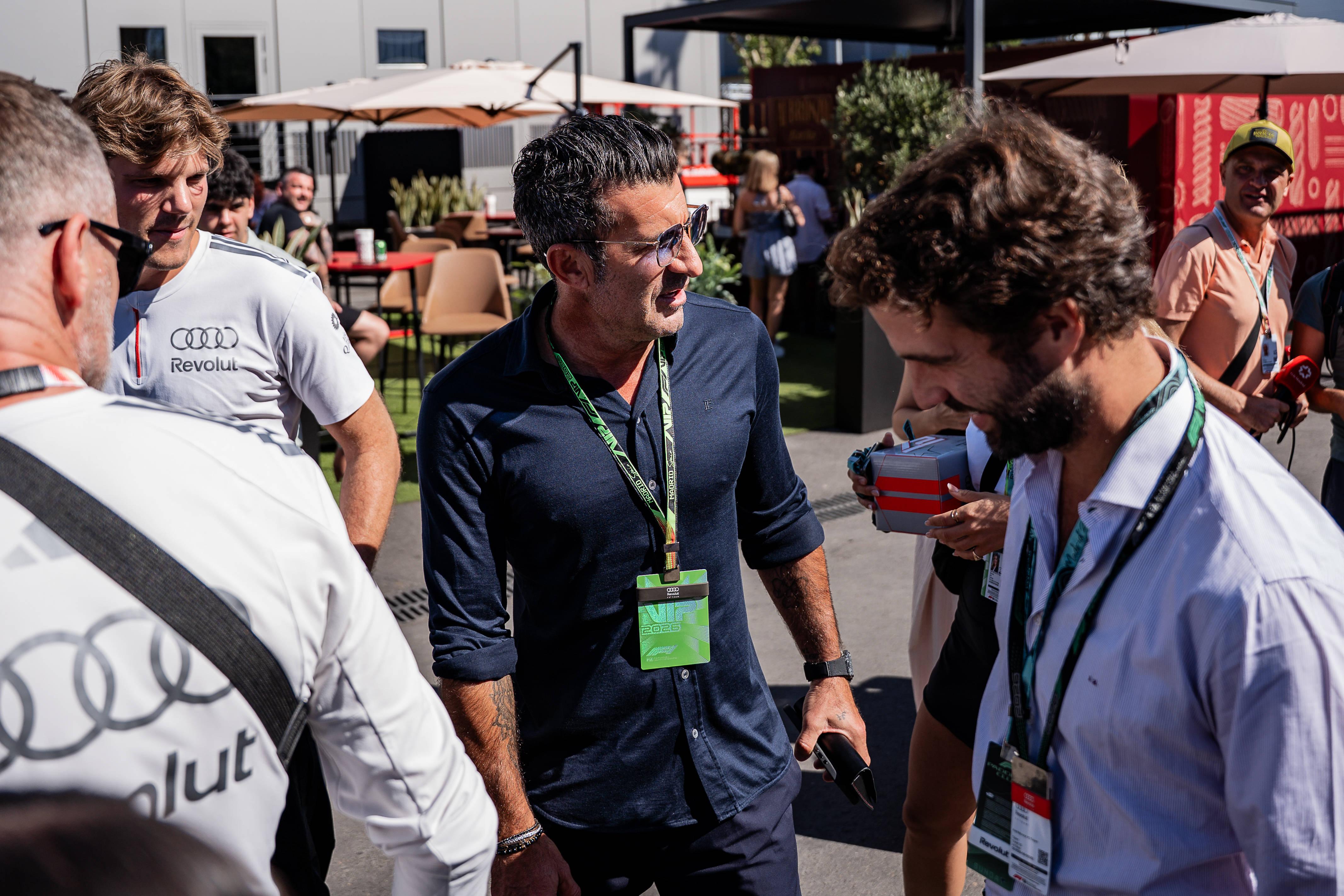 Estrelas VIP no GP de Espanha - Figo