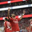 Pavlidis bisou na vitória do Benfica sobre o Gil Vicente (foto: Sérgio Miguel Santos)