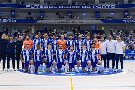 Equipa de futsal portista ganhou ao Lugo na apresentação oficial no Dragão Arena - Foto: FC Porto