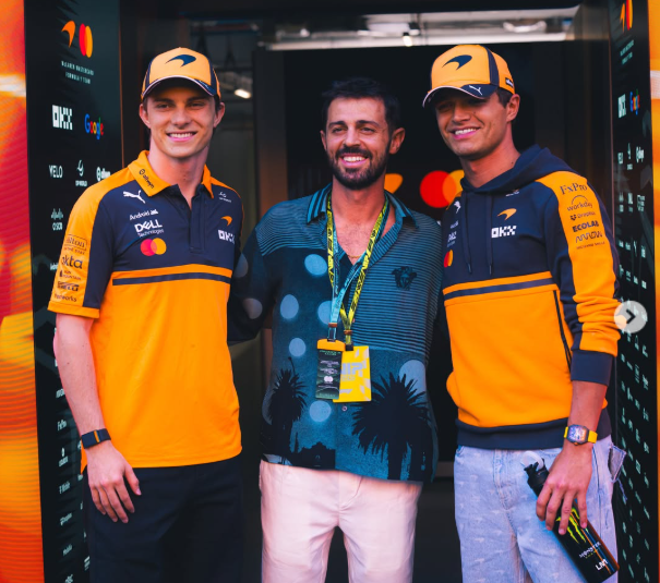 Estrelas VIP no GP de Espanha  - Bernardo Silva no paddock da Red Bull (Instagram)