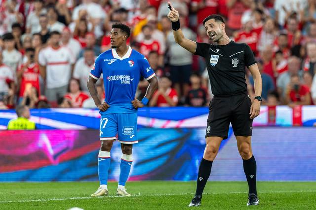 João Gonçalves, árbitro da AF Porto que dirigiu o Benfica-Gil Vicente - Foto: Imago