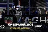 Kimi Antonelli celebra oitava vitória da temporada