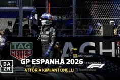 Kimi Antonelli celebra oitava vitória da temporada