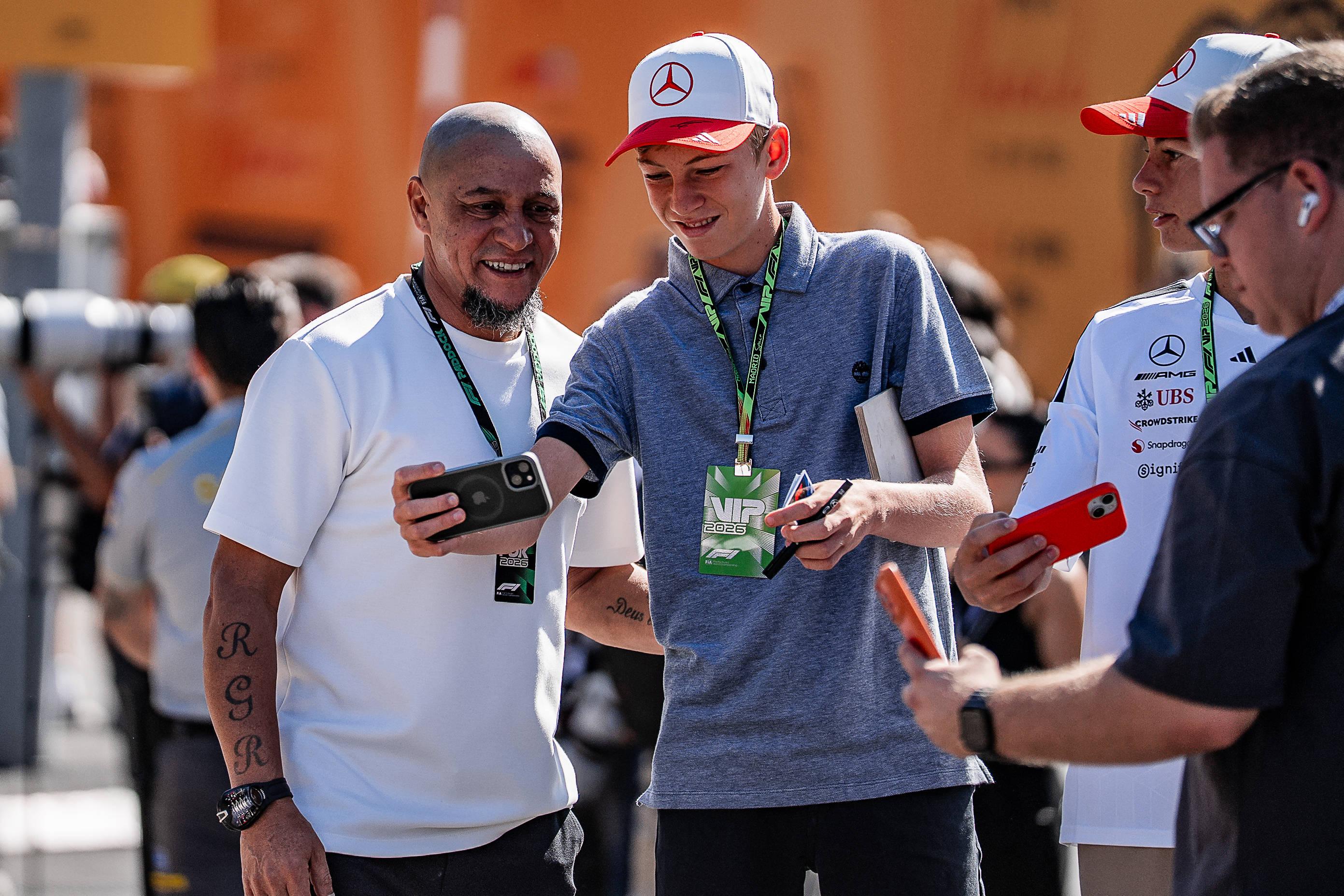 Estrelas VIP no GP de Espanha - Roberto Carlos