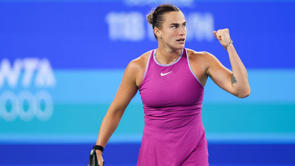 Sabalenka segue imparável em Wuhan e conquista terceiro título consecutivo