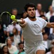 Carlos Alcaraz começou o seu reinado em Londres, há dois anos, com esta raqueta. IMAGO