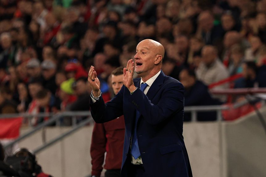 Marco Rossi diz que é preciso sorte para a sua equipa não sair derrotada de Portugal (Foto IMAGO)