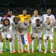 A seleção da França que entrou em campo frente à Islândia