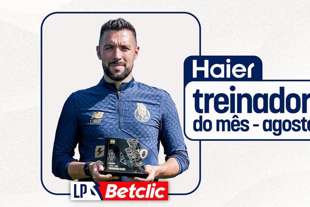 Francesco Farioli recebeu distinção no Olival - Foto: Liga Portugal