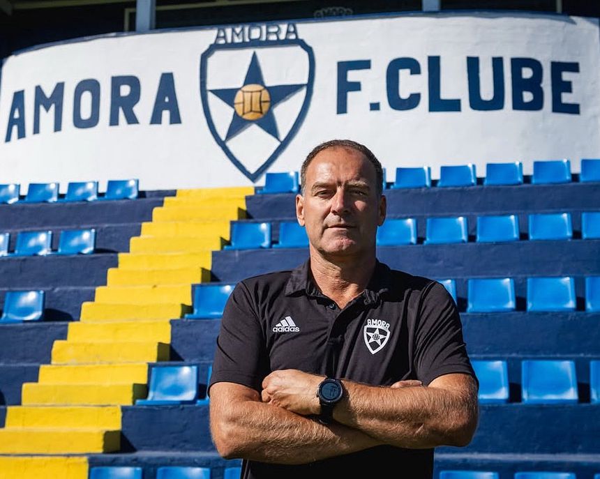 Nuno Presume é o novo técnico do Amora - Foto: Amora FC