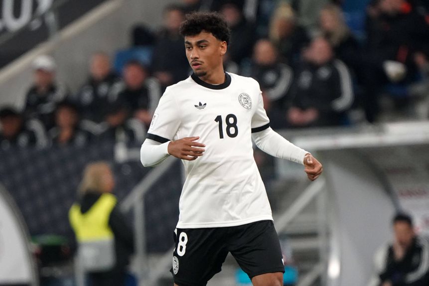 Nathaniel Brown somou a primeira internacionalização pela Alemanha na goleada frente ao Luxemburgo