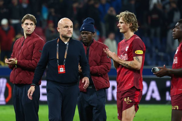 SOCCER - UEFA EL, RBS vs Porto SALZBURG,AUSTRIA,25.SEP.25 - SOCCER - UEFA Europa League, Red Bull Salzburg vs FC Porto. Image shows head of sports Rouven Schroeder (RBS). PUBLICATIONxNOTxINxAUTxSUIxSWE GEPAxpictures xDavidxGeieregger