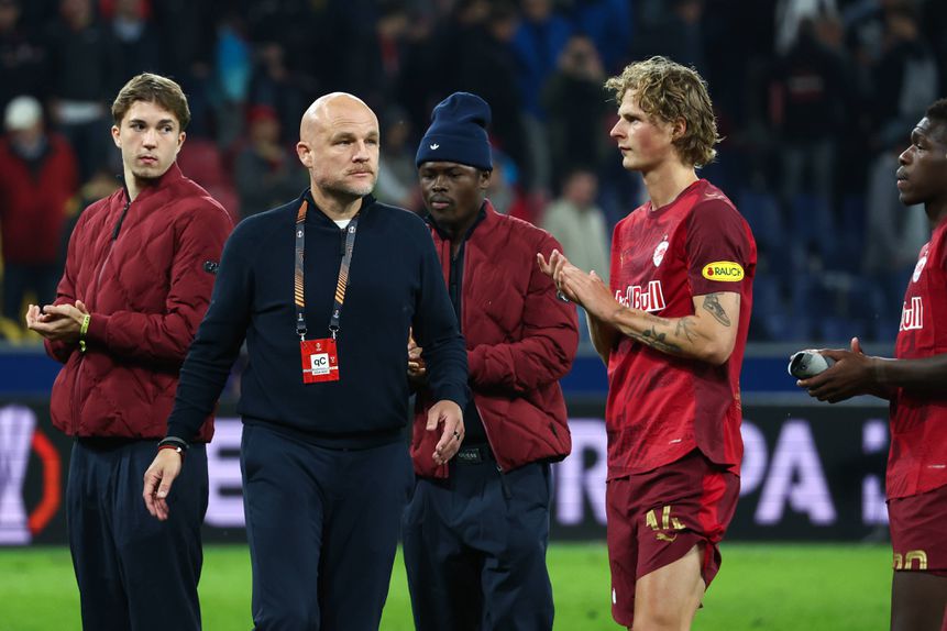 SOCCER - UEFA EL, RBS vs Porto SALZBURG,AUSTRIA,25.SEP.25 - SOCCER - UEFA Europa League, Red Bull Salzburg vs FC Porto. Image shows head of sports Rouven Schroeder (RBS). PUBLICATIONxNOTxINxAUTxSUIxSWE GEPAxpictures xDavidxGeieregger