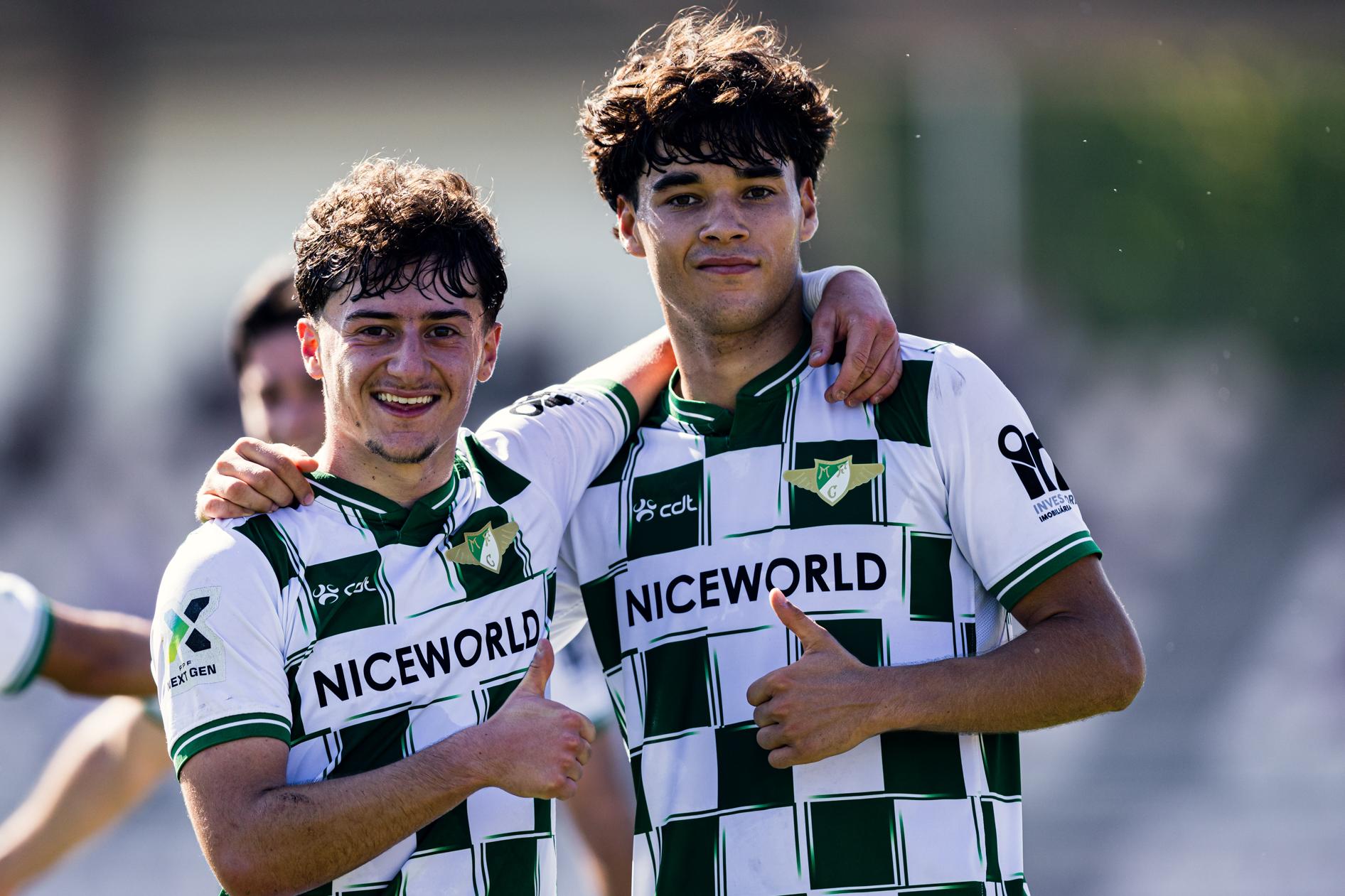 Afonso Vieira e Afonso Assis despertam a atenção nos sub-23 dos cónegos - Foto: Moreirense