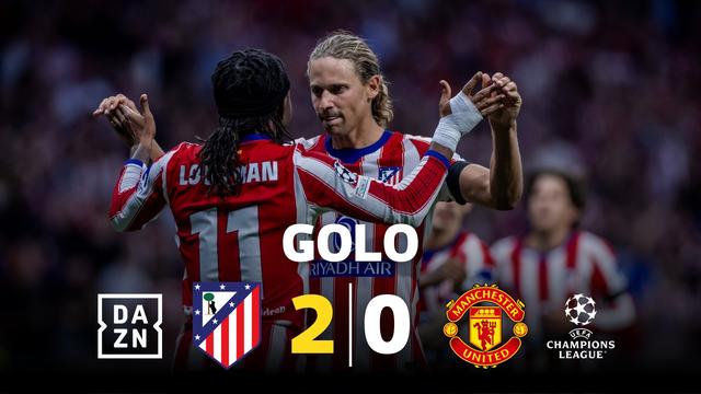 Parece fácil! Atlético 'afunda' Man. United com ajuda de ex-Benfica