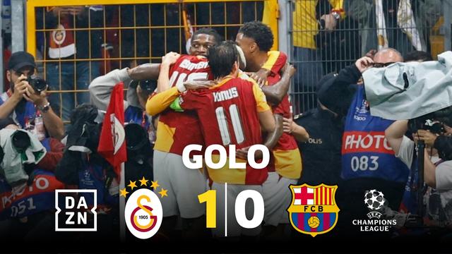 Galatasaray surpreende o Barcelona e bem pode agradecer a Rafael Leão