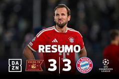 Puro cinema! Viking resgata ponto histórico contra Bayern irreconhecível (resumo)
