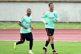 Ricardo Quaresma e Cristiano Ronaldo (Foto: Miguel Nunes)