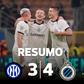 Inter chocado em casa perante Club Brugge e Carlos Forbs (resumo)