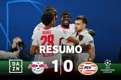 O azar do PSV foi a sorte do Leipzig (resumo)