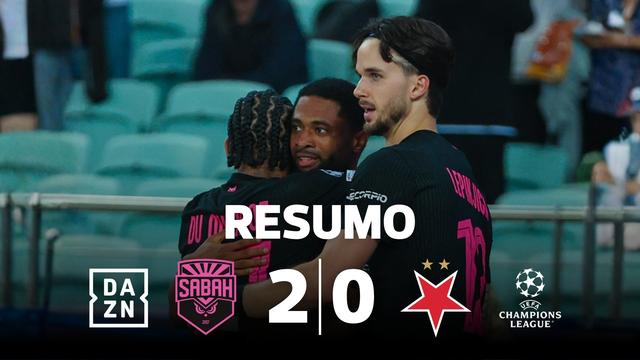 Sabah faz história ao vencer pela primeira vez na Champions (resumo)