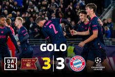 Loucura! O momento em que o Viking resgatou um ponto frente ao poderoso Bayern