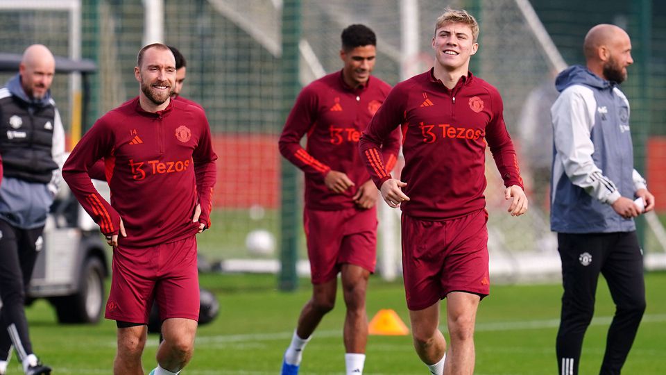 Man. United: Eriksen e Hojlund, lesionados, falham jogos pela Dinamarca