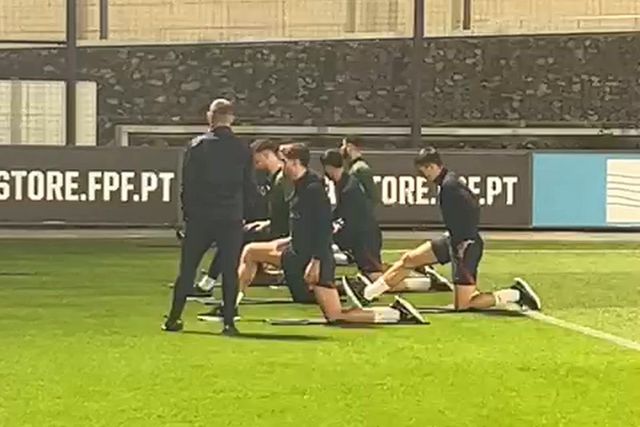 Seleção: trabalho físico e de recuperação na Cidade do Futebol