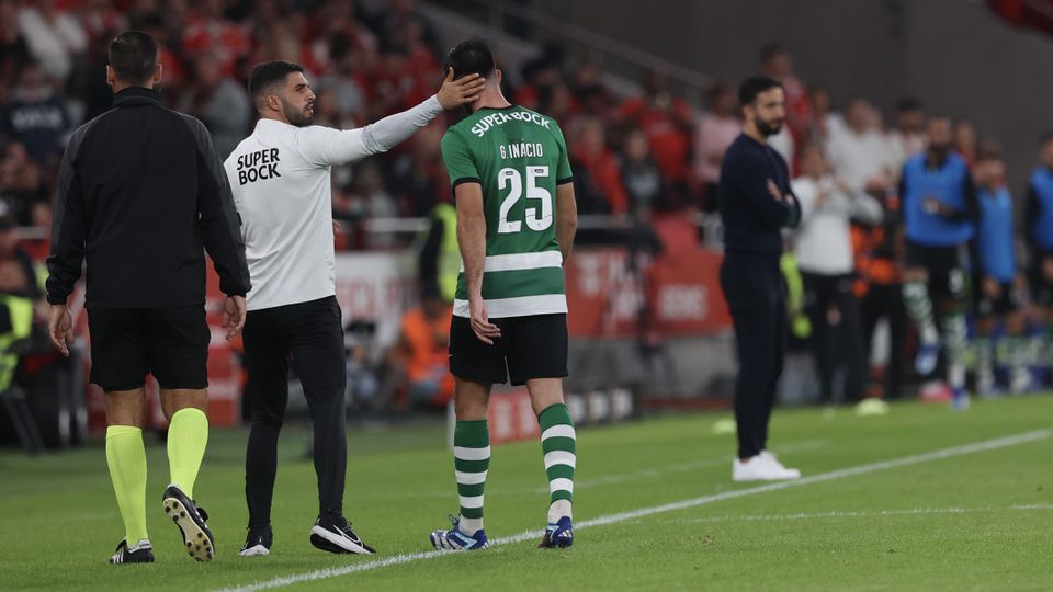 Sporting: houve um leão que não deixou cair Gonçalo Inácio na Luz