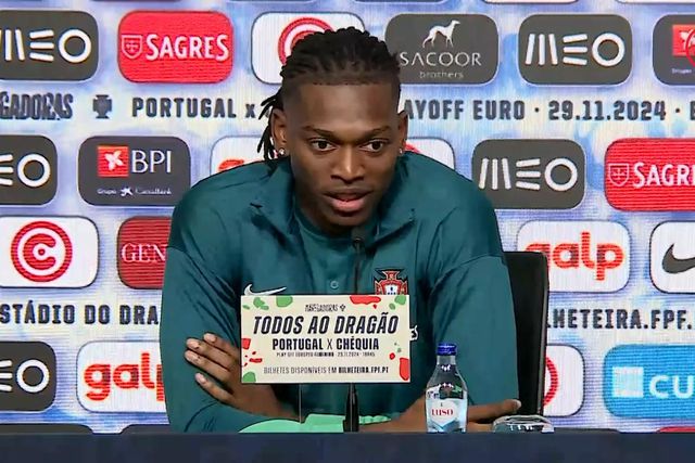 Rafael Leão diz que tem de ser «mais egoísta à frente da baliza»