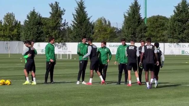 Plantel do Sporting já trabalha às ordens de João Pereira