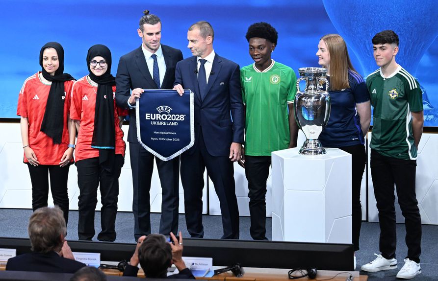 Euro 2028 será organizado em conjunto por Inglaterra, Escócia, País de Gales e República da Irlanda