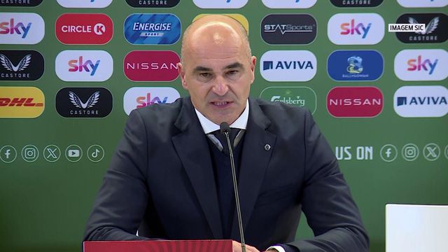 Roberto Martínez justifica saídas de Cancelo e Inácio ao intervalo